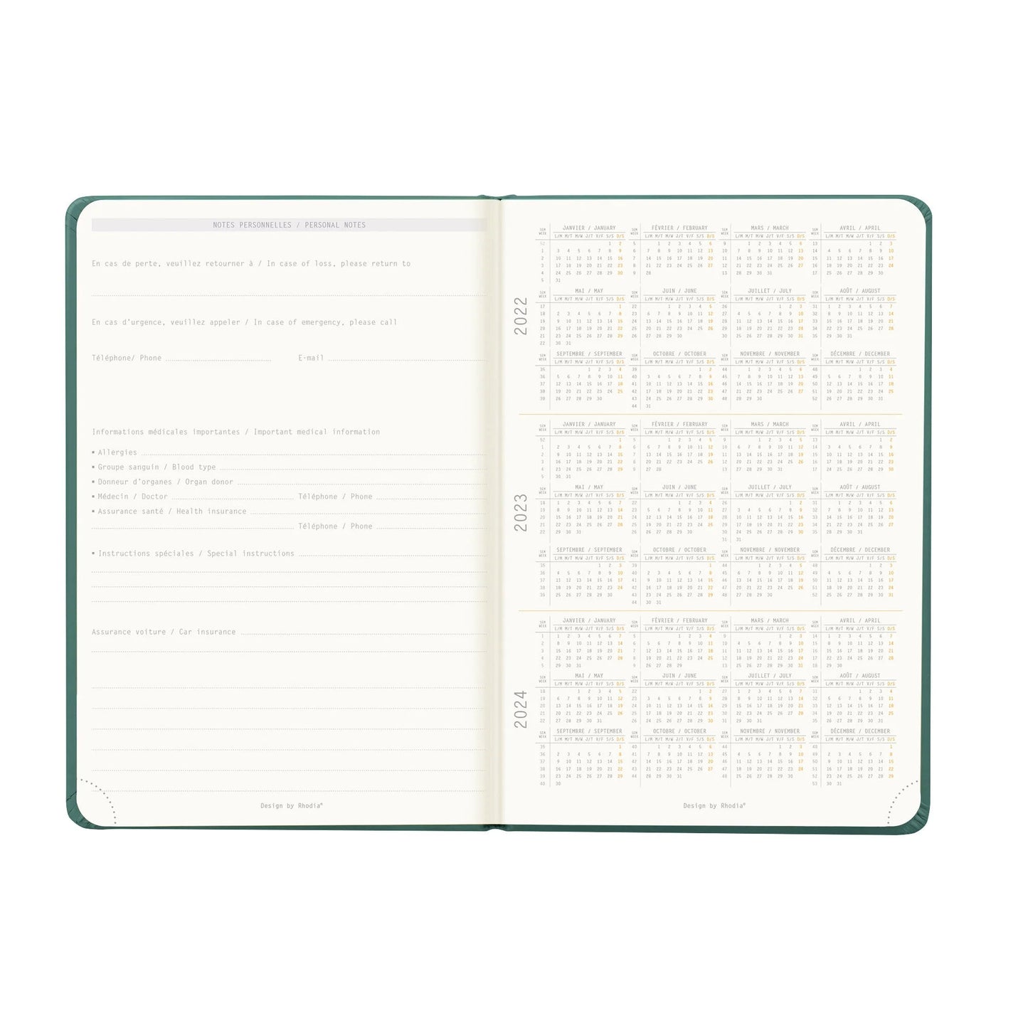 2025 Rhodia Webplanner