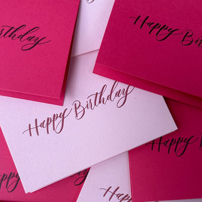 "Happy Birthday" Letterpress Card