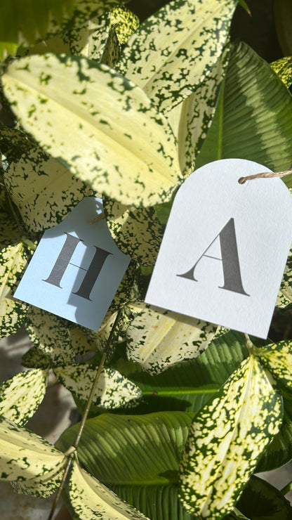 Alphabet Tags (A-M)