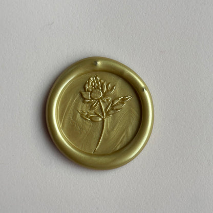 "Peony" Self-Adhesive Wax Seal